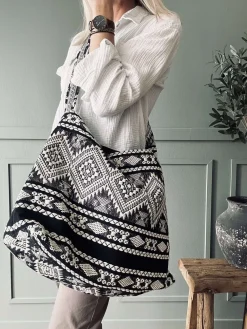 Shopper Black boheme – Perfekt til yoga