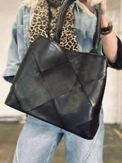 Shopper black delux