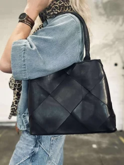Shopper black delux