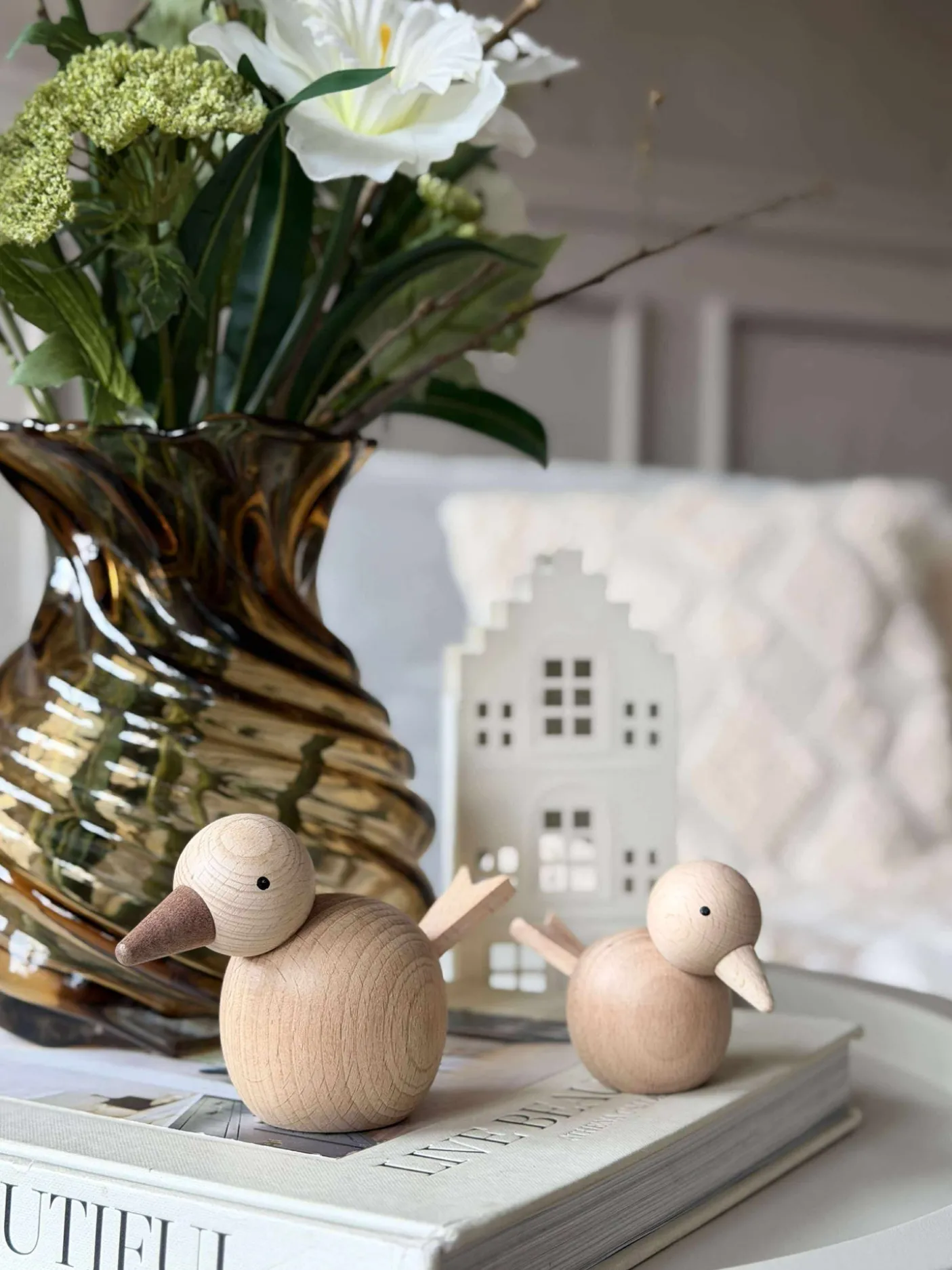 Siddende Fugl - Natur Bøg Lille