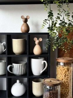 Siddende Mus - Amber Brun