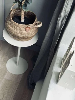 Sidebord - Hvid metal