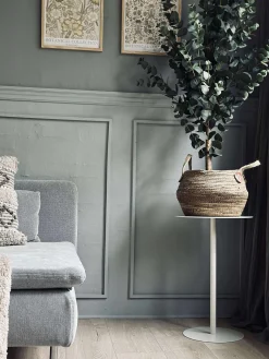 Sidebord - Hvid metal