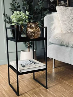 Sidebord - Sort metal