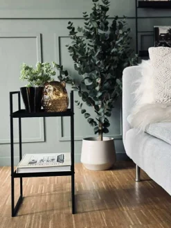 Sidebord - Sort metal