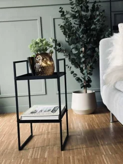 Sidebord - Sort metal