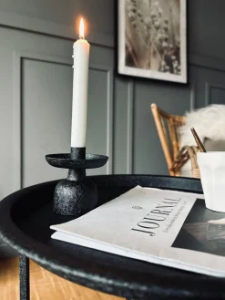 Sidebord - Sort metal