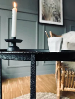 Sidebord - Sort metal