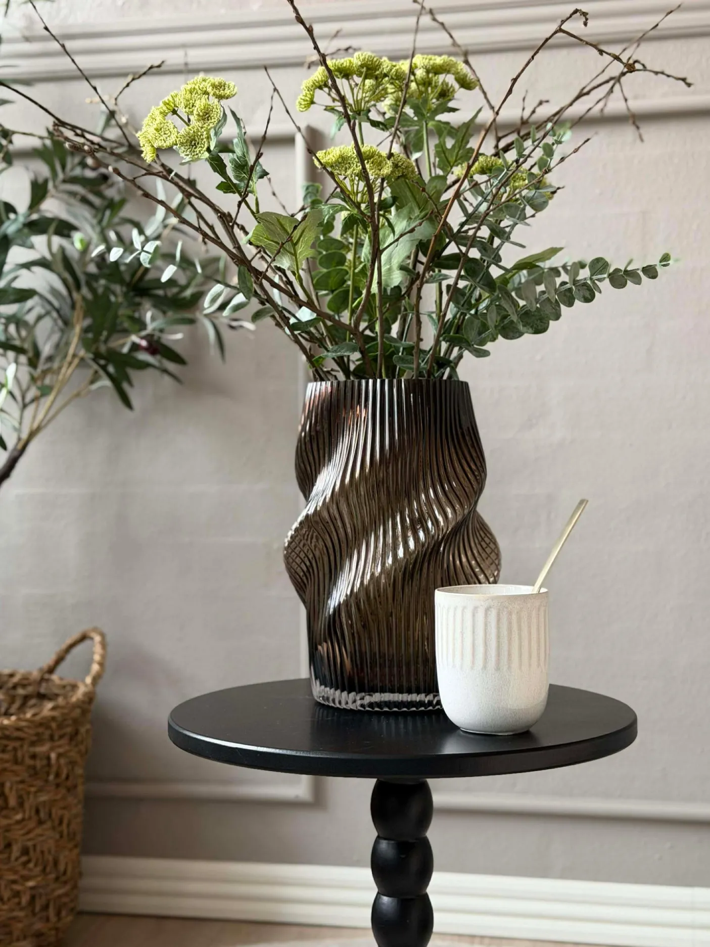 Sidebord - Sort 35xH40 cm