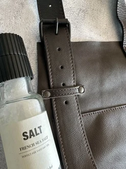 Skindforklæde – Brun bøffellæder