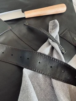 Skindforklæde – Brun bøffellæder