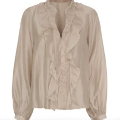 Skjorte bluse - Naira Moro beige