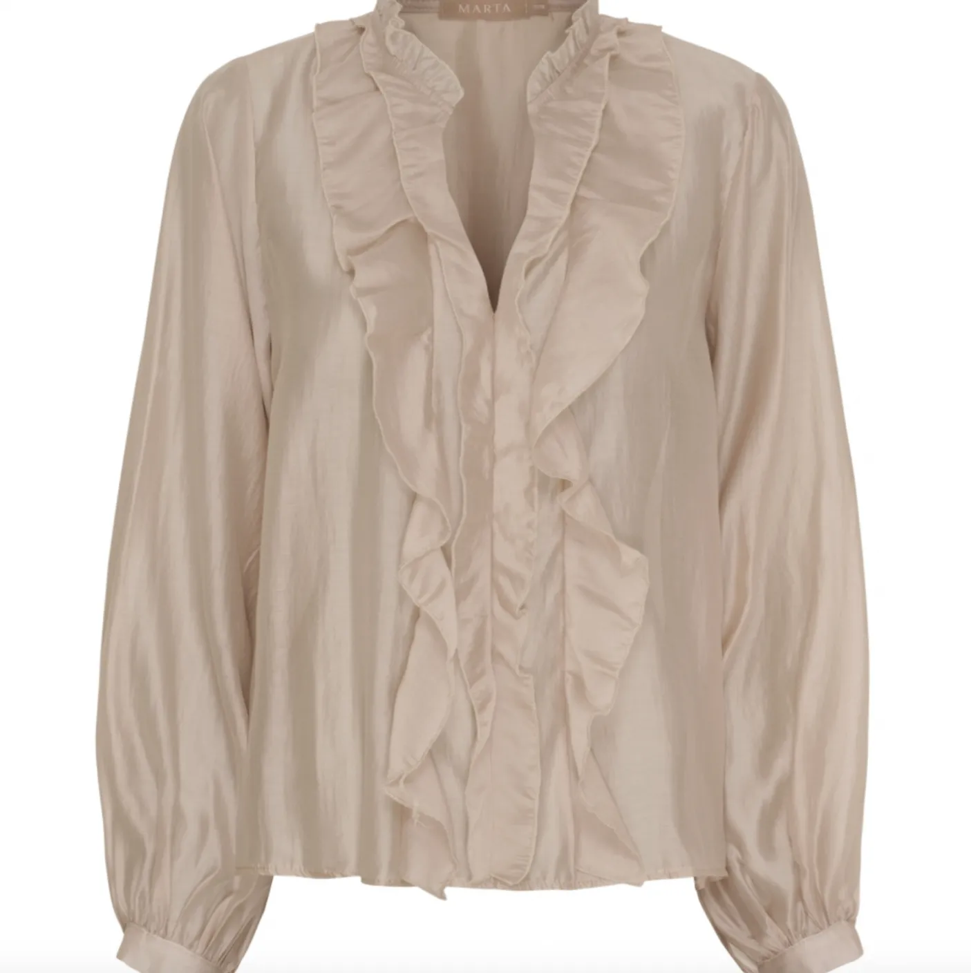 Skjorte bluse - Naira Moro beige