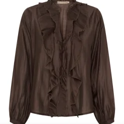 Skjorte bluse - Naira Moro brown