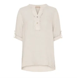 Skjortebluse Vera hørmix - Nature