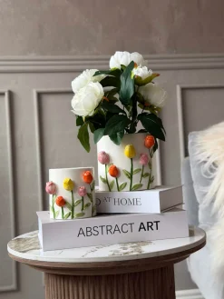 Skjuler med tulipaner - flere størrelser