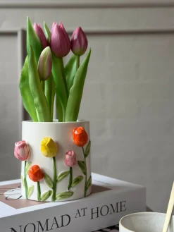 Skjuler med tulipaner - flere størrelser