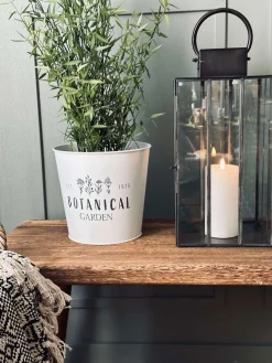 Skjuler til blomster - Hvid