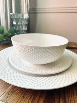 Skål 17 cm – White Melamin