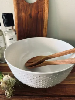 Skål 25 cm – White Melamin