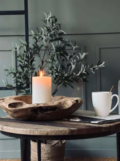 Skål af teakrod – Large