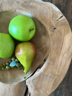 Skål af teakrod – Large