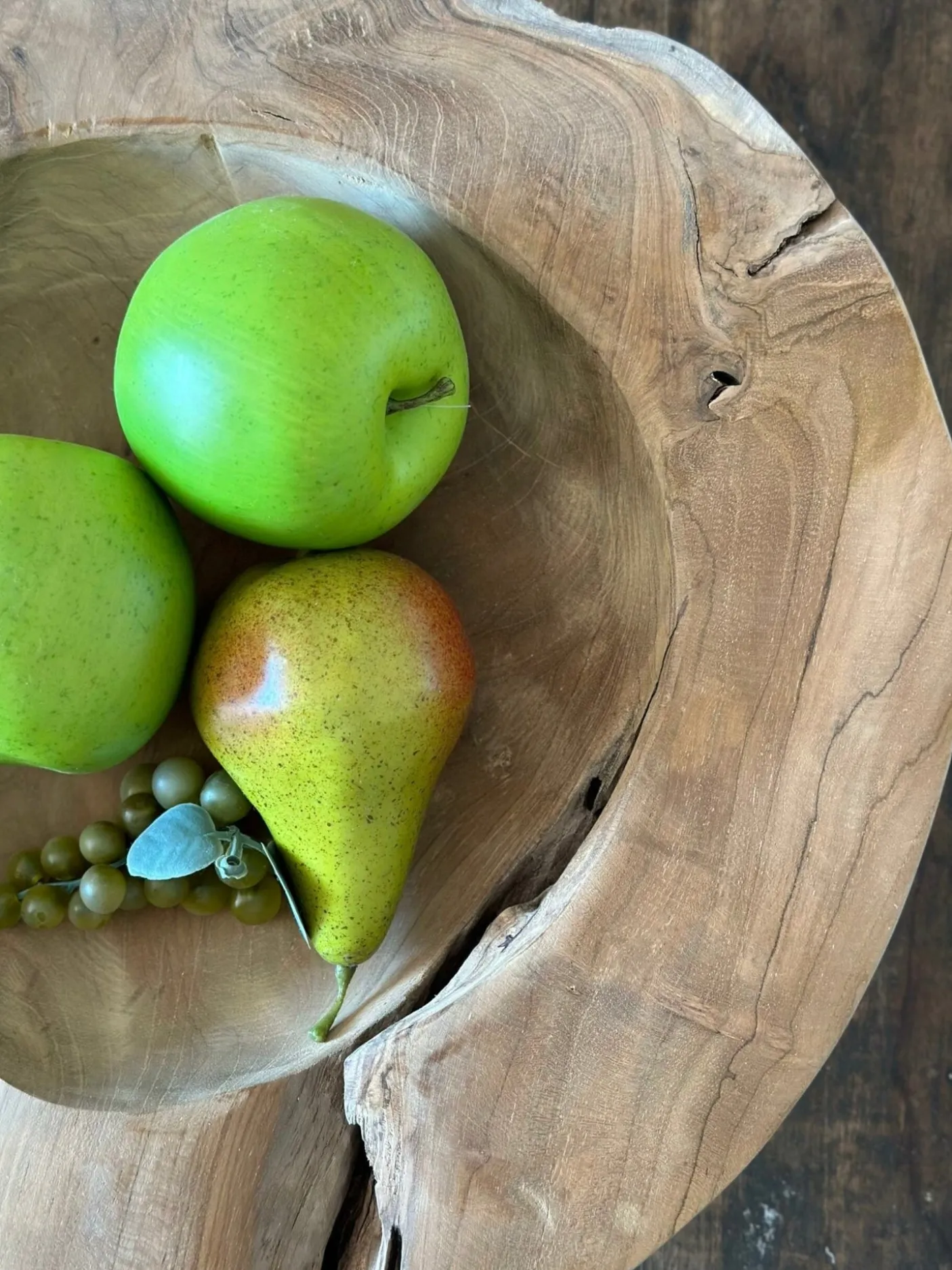 Skål af teakrod – Large