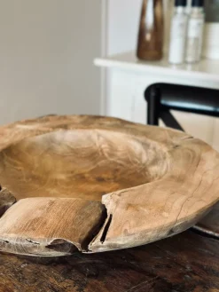 Skål af teakrod – Large