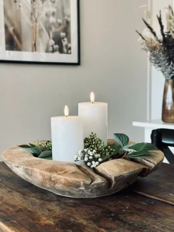 Skål af teakrod – Large