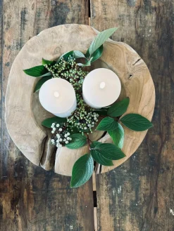 Skål af teakrod – Large