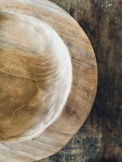 Skål af teakrod – Medium