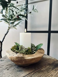 Skål af teakrod – Small