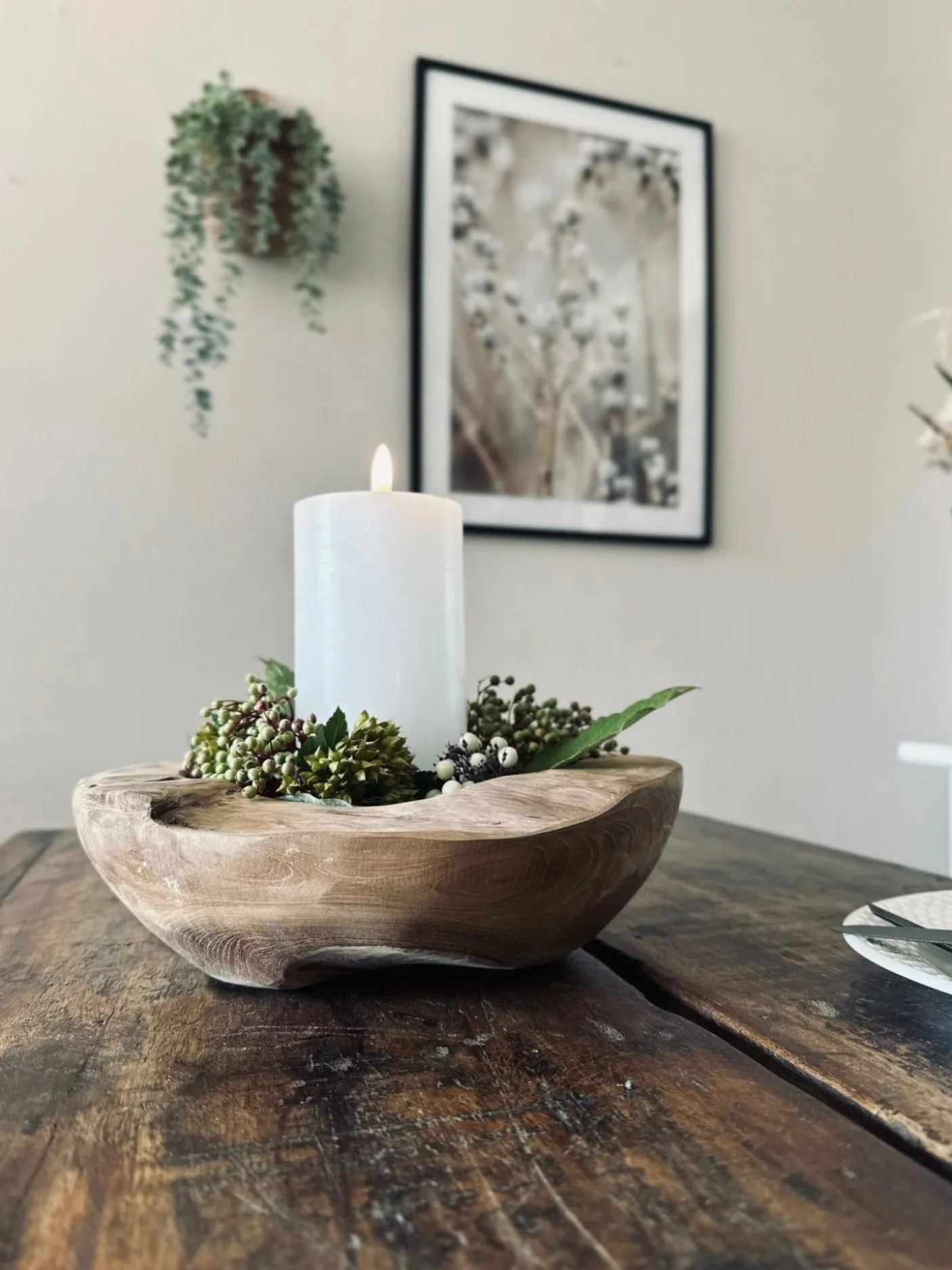 Skål af teakrod – Small