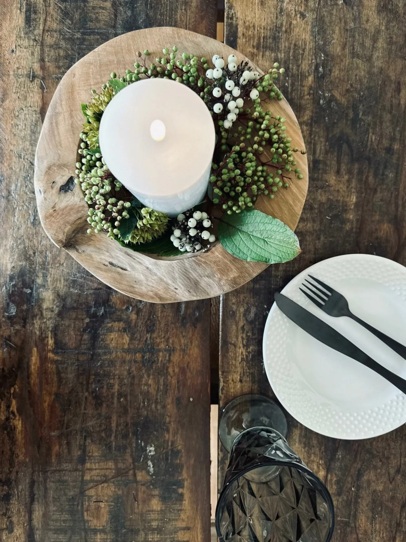 Skål af teakrod – Small