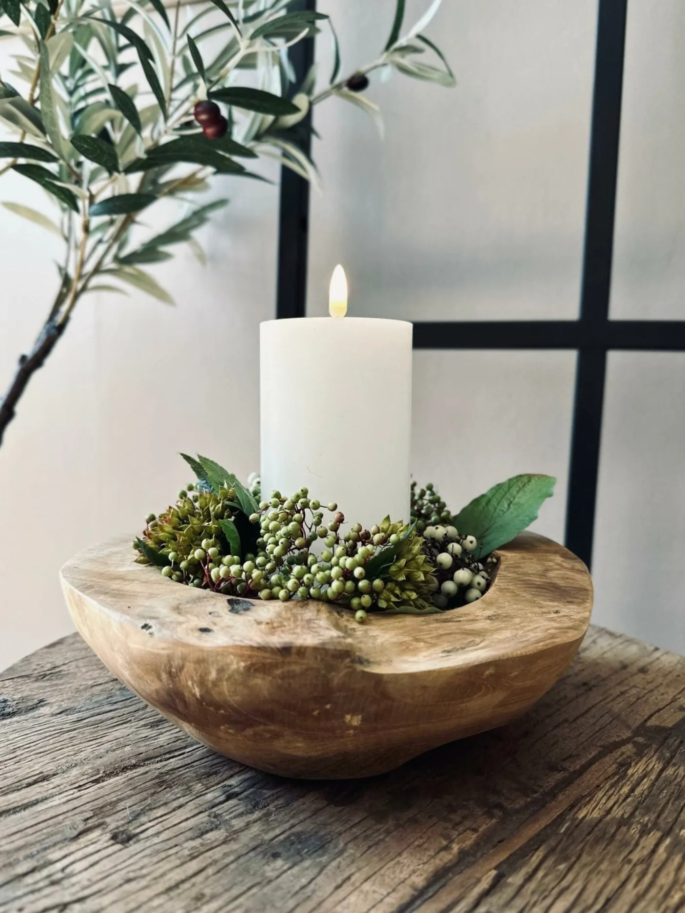 Skål af teakrod – Small