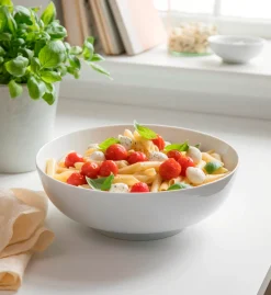 Skål 27cm. Hvid porcelæn