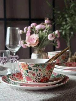 Skål flower melamin