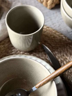 Skål Lydia keramik - Sæt med 4 stk Beige