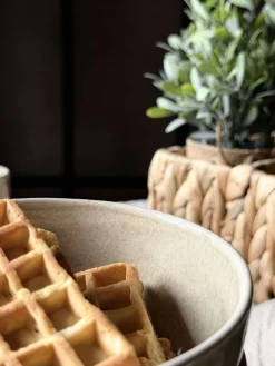 Skål Lydia keramik - Sæt med 4 stk Beige