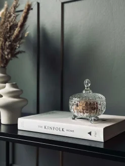 Skål med låg i glas 200ml.