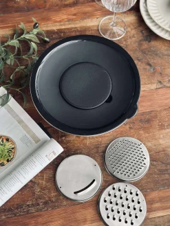 Skål med snittelåg - Rustfrit stål