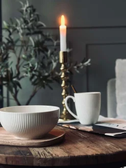 Skål Riflet - Porcelæn