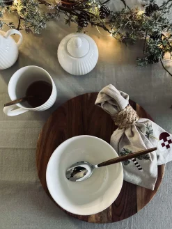 Skål Riflet - Porcelæn