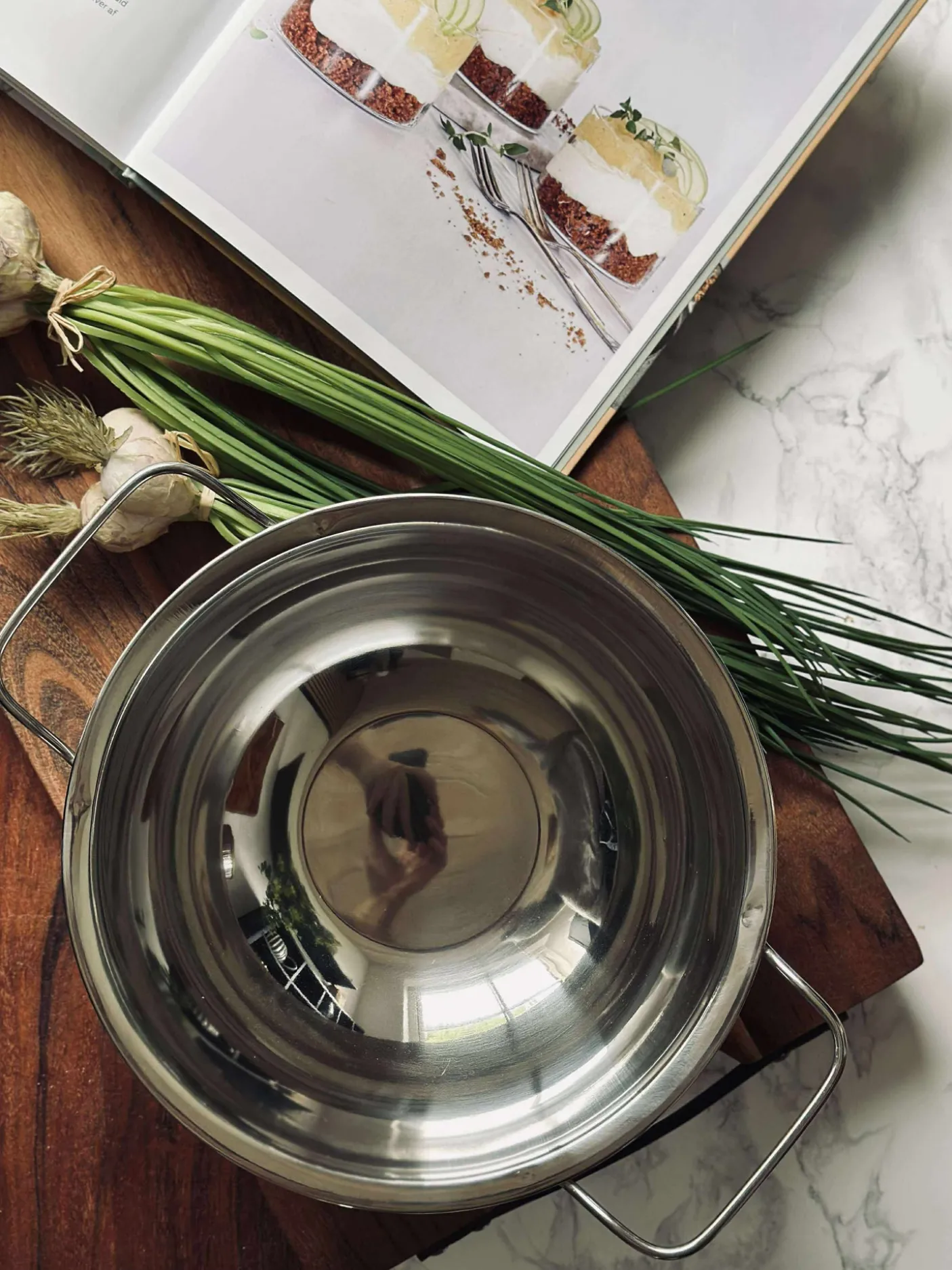 Skål Rustfrit Stål - God til smeltning af chokolade