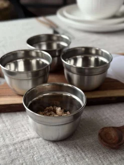 Skåle 4 stk - Rustfrit stål