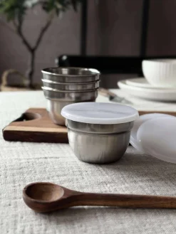 Skåle 4 stk - Rustfrit stål