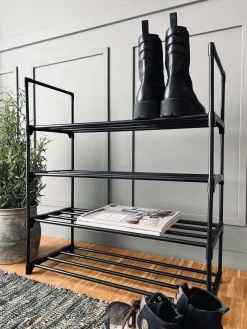 Skoreol med 4 hylder