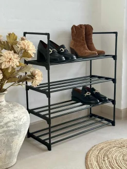 Skoreol med 4 hylder