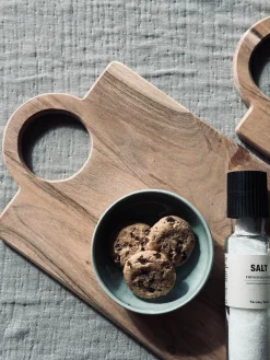 Skærebræt med rund håndtag - 40x20