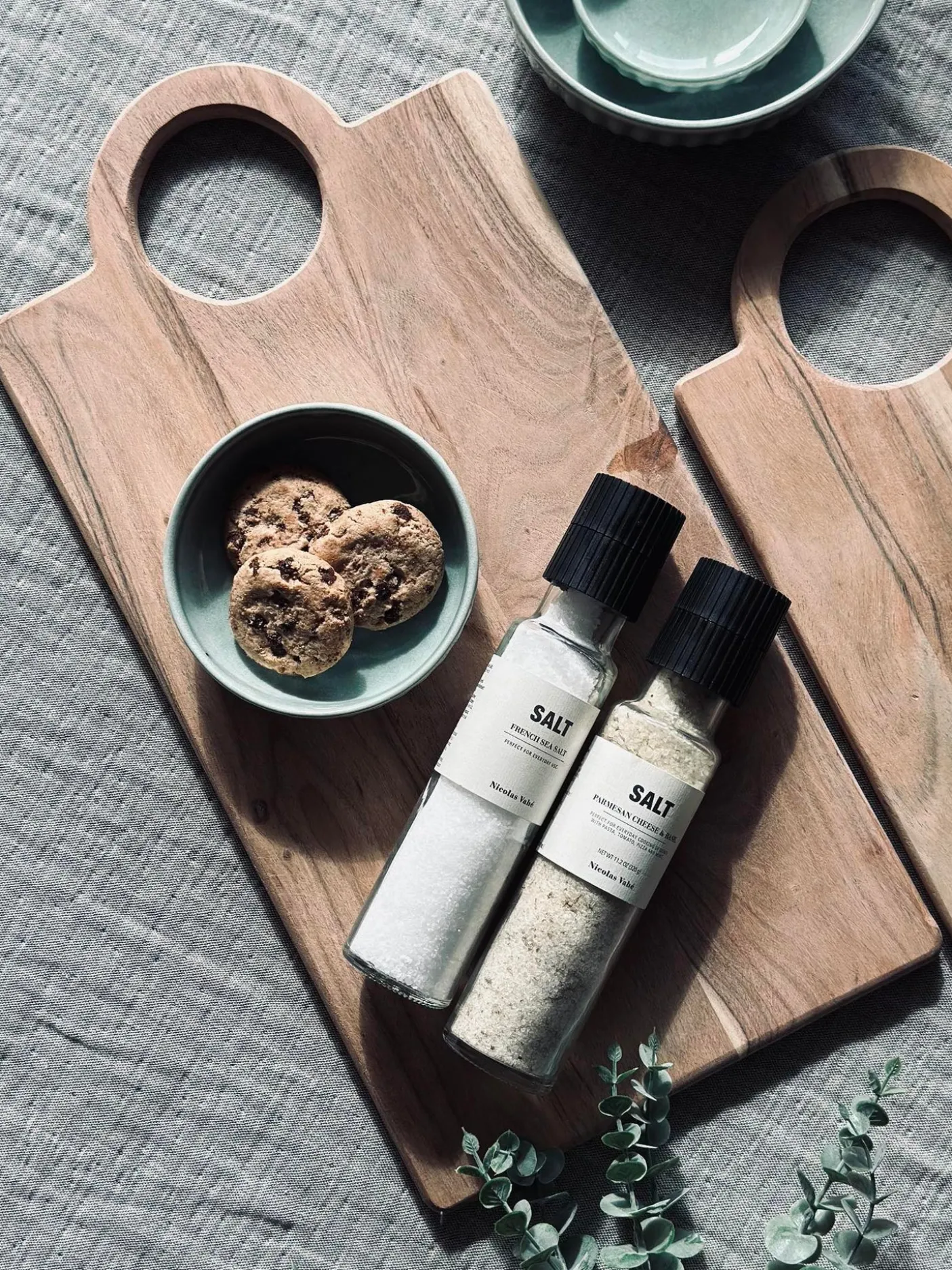 Skærebræt med rund håndtag 50x25